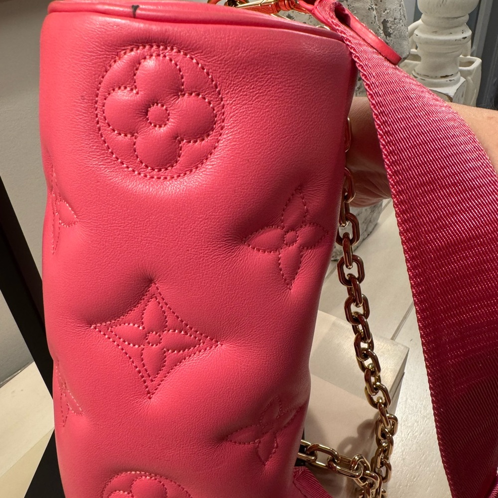 Louis Vuitton Bubblegram Papillon BB in Dragon Fruit - Picture 7 of 16